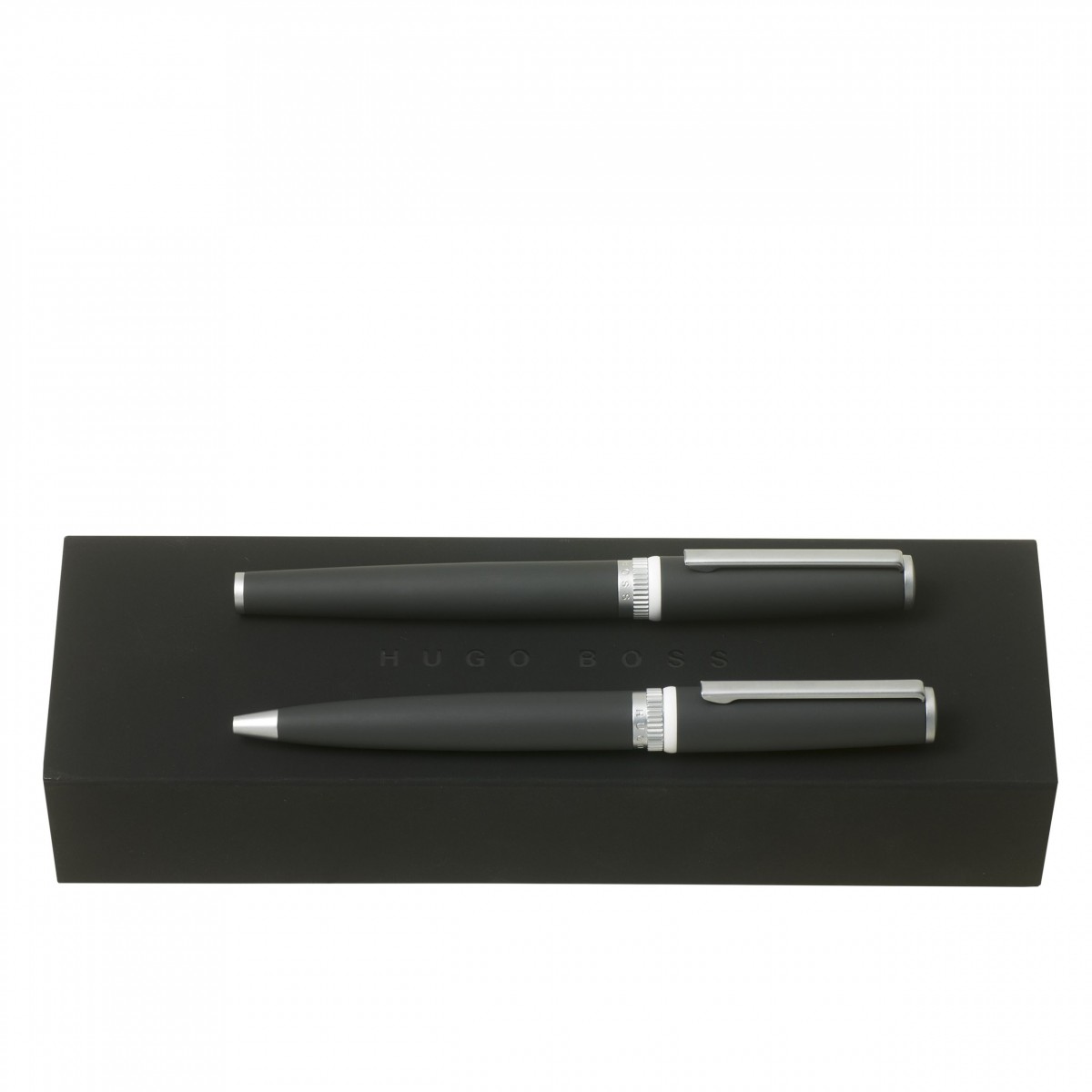 Hugo Boss Gear Grey Ballpoint Pen 