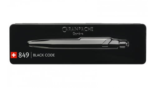 Caran d'Ache 849 Black Code Ballpoint Pen - Image 3