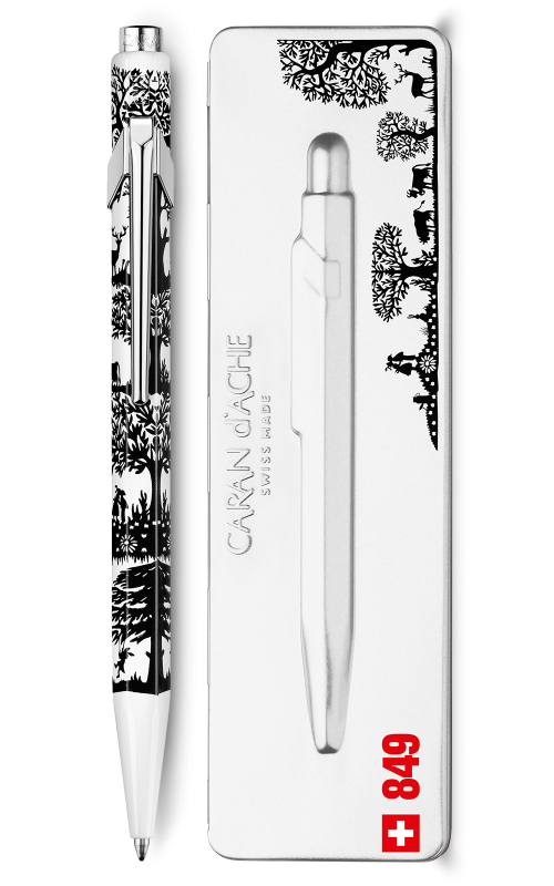 Caran d'Ache 849 Swiss Paper Cut Ballpoint