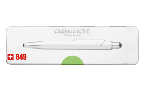 Caran d'Ache 849 Green Ballpoint w/Tin Case - Image 4