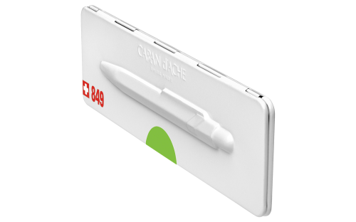 Caran d'Ache 849 Green Ballpoint w/Tin Case - Image 5