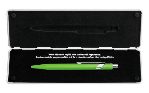 Caran d'Ache 849 Green Ballpoint w/Tin Case - Image 6
