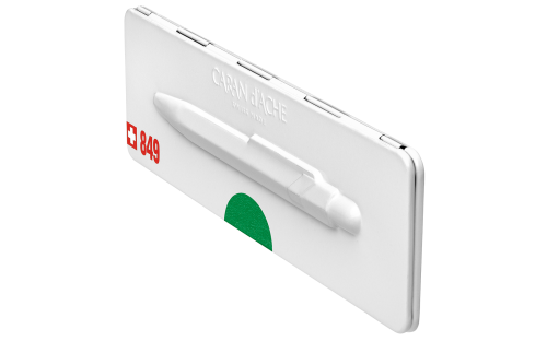 Caran d'Ache 849 Green Ballpoint w/Tin Case - Image 3