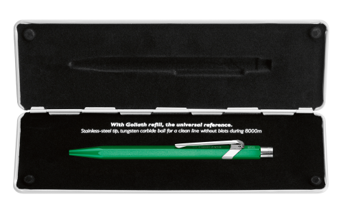 Caran d'Ache 849 Green Ballpoint w/Tin Case - Image 6