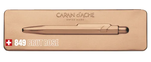 Caran d'Ache 849 Brut Rose Ballpoint w/Tin Case - Image 3