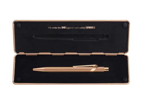 Caran d'Ache 849 Brut Rose Ballpoint w/Tin Case - Image 2