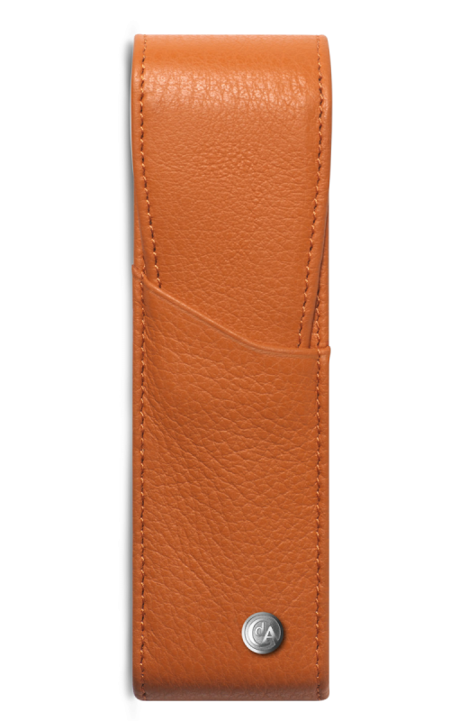 C3A9tui pour 2 stylos lC3A9man safran
