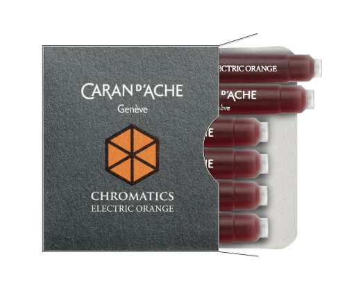 Caran d'Ache Ink Cartridge Electric Orange
