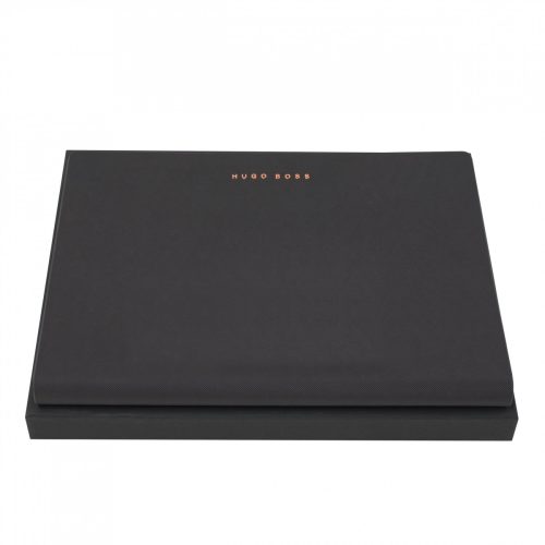 Hugo Boss Essential Black/Rose Gold A4 Folder - Image 2