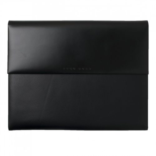 Hugo Boss Caption Contrast Black A4 Conference Folder - Image 2