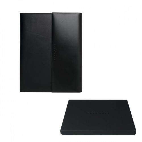 Hugo Boss Caption Contrast Black A4 Conference Folder - Image 6