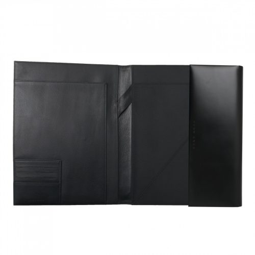 Hugo Boss Caption Contrast Black A4 Conference Folder - Image 7