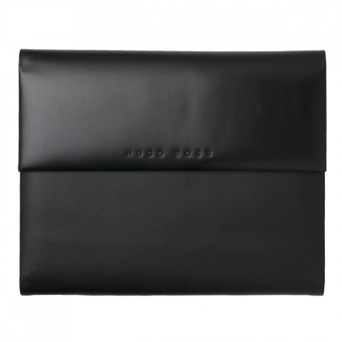 Hugo Boss Caption Contrast Black A5 Conference Folder - Image 2