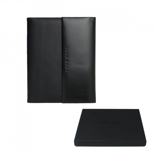 Hugo Boss Caption Contrast Black A5 Conference Folder - Image 7