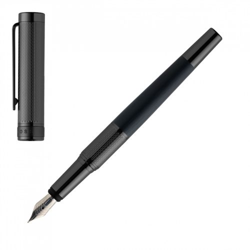 Hugo Boss Dual Gun/Navy Fountain Pen - Image 3