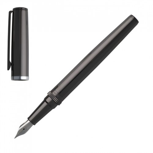 Hugo Boss Gear Metal Dark Chrome Fountain Pen - Image 4