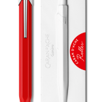 e stylo roller 849 vernis rouge avec etui caran d ache detail0 0