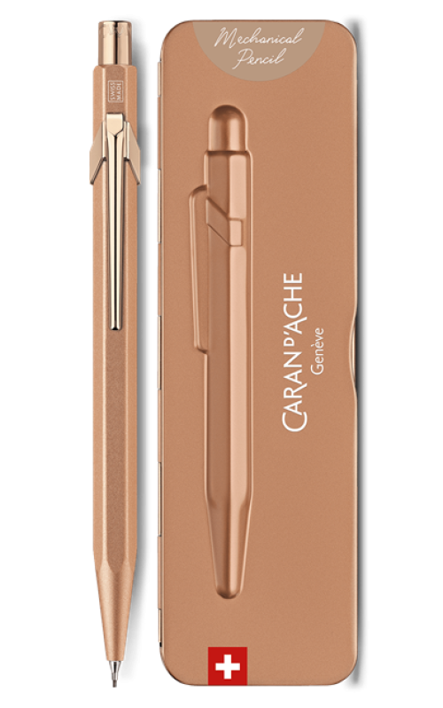 e porte mine 849 premium brut rose caran d ache detail0 0