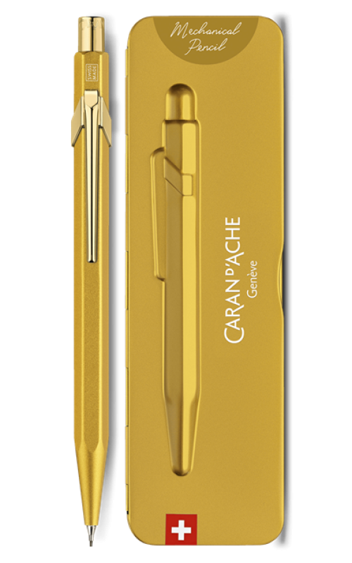 CARAN D'ACHE Porte-mines 844 Goldbare, 0,07 mm, or - Crayon & porte-mine -  LDLC