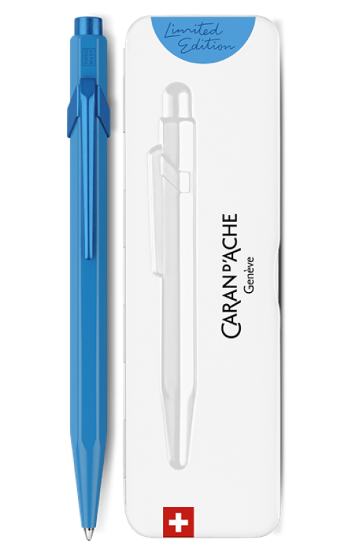 e stylo bille 849 claim your style bleu azur edition limitee caran d ache detail0 0