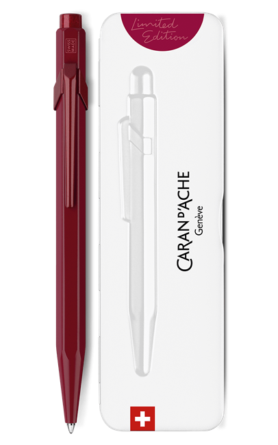 e stylo bille 849 claim your style rouge grenat edition limitee caran d ache detail0 0
