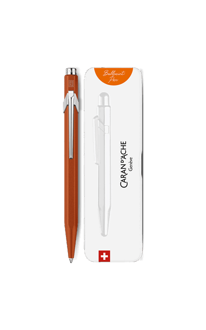 e stylo bille 849 colormat x orange caran d ache detail0 0