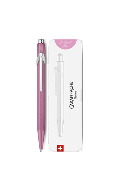 e stylo bille 849 colormat x rose caran d ache detail0 0