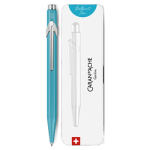 e stylo bille 849 colormat x turquoise caran d ache detail0 0