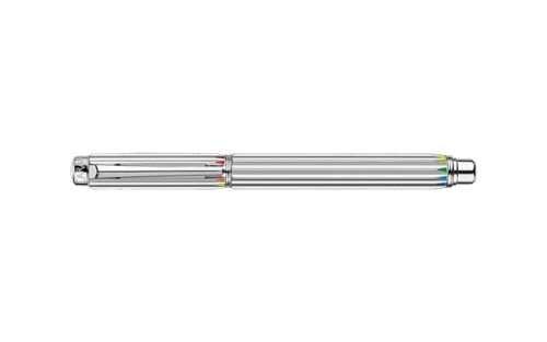 e stylo roller varius rainbow argente rhodie caran d ache detail2 0