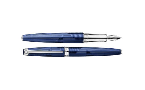 e stylo plume leman bleu marin caran d ache detail3 0