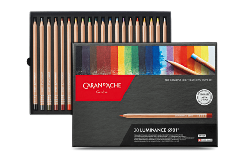 e boite 20 couleurs luminance 6901 caran d ache detail1 0