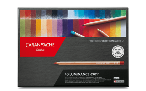 e boite 40 couleurs luminance 6901 caran d ache detail0 0