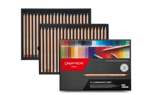 e boite 40 couleurs luminance 6901 caran d ache detail1 0