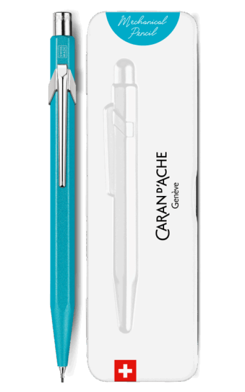 e porte mine 849 colormat x turquoise caran d ache detail3 0