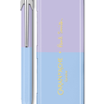 e stylo bille 849 paul smith sky blue lavender purple edition limitee caran d ache detail0 0