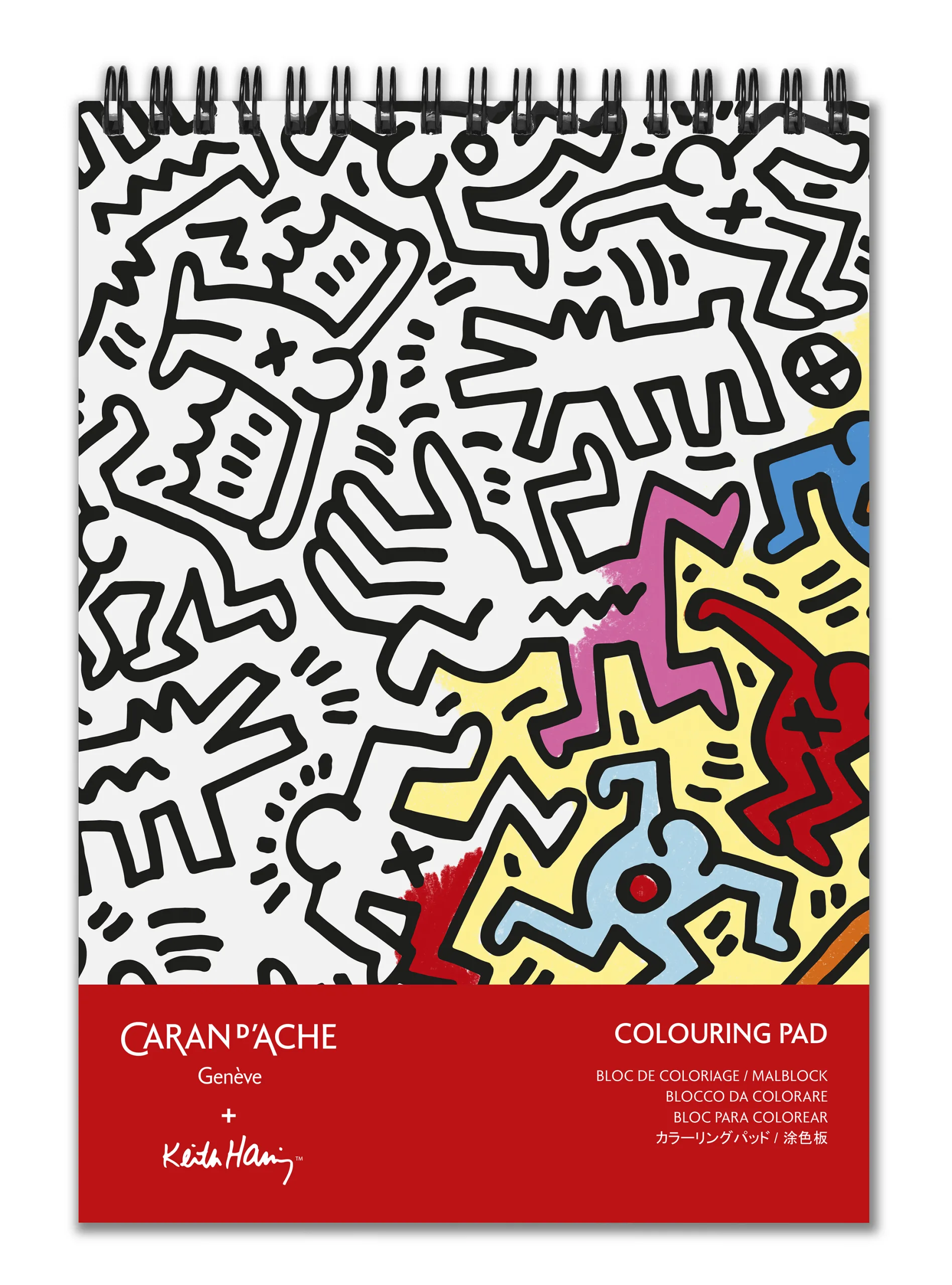 cc0454 023 colouring pad keith haring f