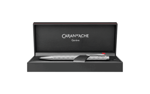 e stylo bille ecridor tresse platine edition speciale caran d ache detail1 0